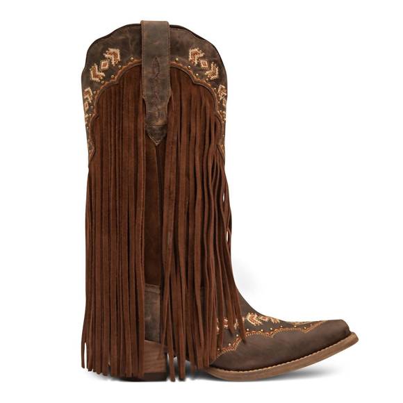 NEW BUCK & BRANA women´s franny leather cowgirl boots...